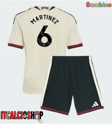Manchester United Lisandro Martinez #6 Terza Maglia Bambino 2026-27 Manica Corta (+ Pantaloni corti)
